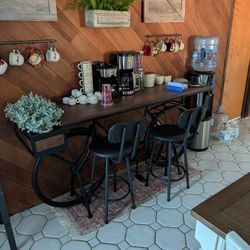 Bicycle Table With Stools