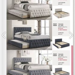 Full Twin Bed With Mattress 