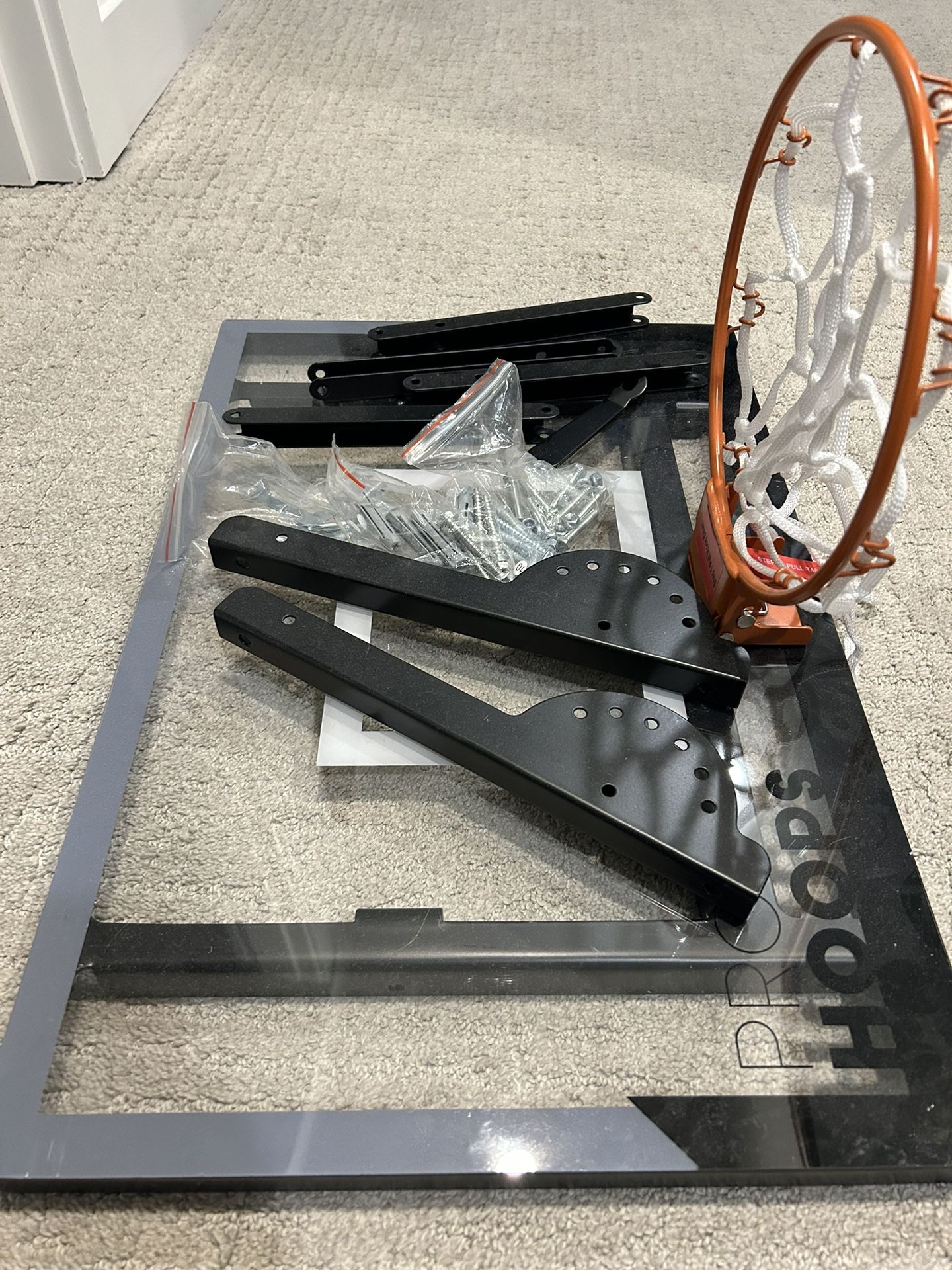 Franklin Sports Wall Mounted Adjustable Basketball Hoop