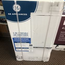 GE 3 In 1 APCA12YZMW GE Portable Air Conditioner With Dehumidifier 