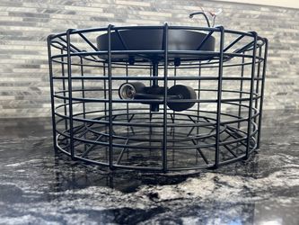 Black Flush Ceiling Light