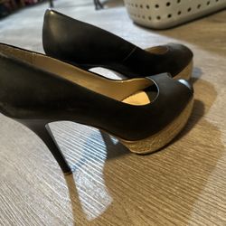 12”inch Black High Heels