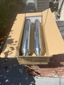 New 4 inch slip on mufflers for motorcycle