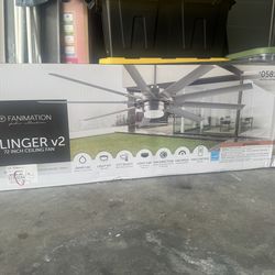 FANIMATION Slinger v2 72-in  NEW!! Ceiling Fan With Light