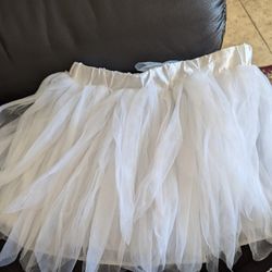 White Short Skirt 