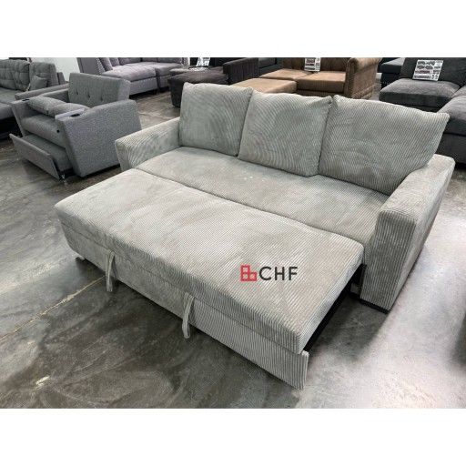 Corduroy Sofa With Pull Out Bed - Limited Time Offer