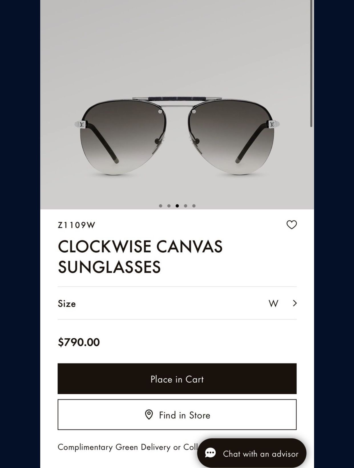 Louis Vuitton Clockwise Canvas Glasses for Sale in San Francisco