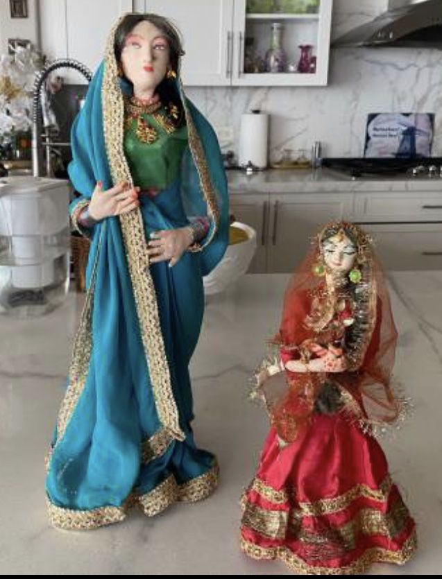 Antique Traditional Pakistan and Indian Dolls for Sale!