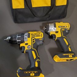 DEWALT20-Volt MAX XR Cordless Brushless Hammer Drill/Impact Combo Kit (2-Tool) w/ BAG TOOL-ONLY 