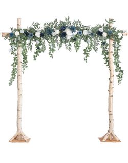 NEW IN BOX – Ling’s Moment 6.5FT Navy Blue Wedding Arch Floral Garland