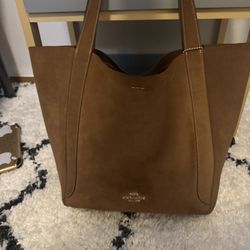 Coach Hadley Bag In Suede 