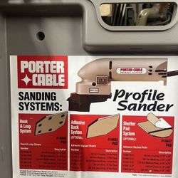 Porter Cable Profile Sander - Open Box New 