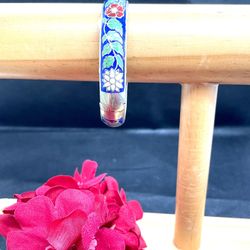 Vintage Thailand Cloisonné Bangle