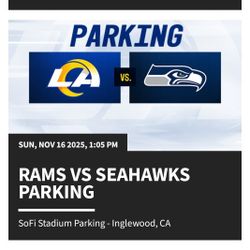 Rams Vs. Seahawks PS4 Parking Pass 11/16/25