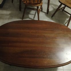 One Sofa, 4pcs Chair And Table  And A Center Table In Fair Condition 