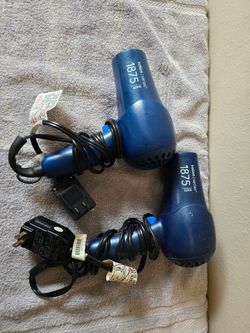 Salon Series 1875 Watt Hair Dryer – Lot of 2