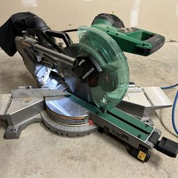 10″ Sliding Dual Compound Miter Saw with Laser