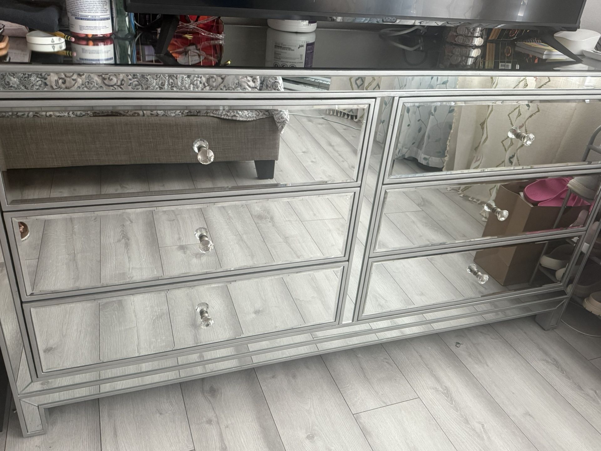 Mirrored Dresser