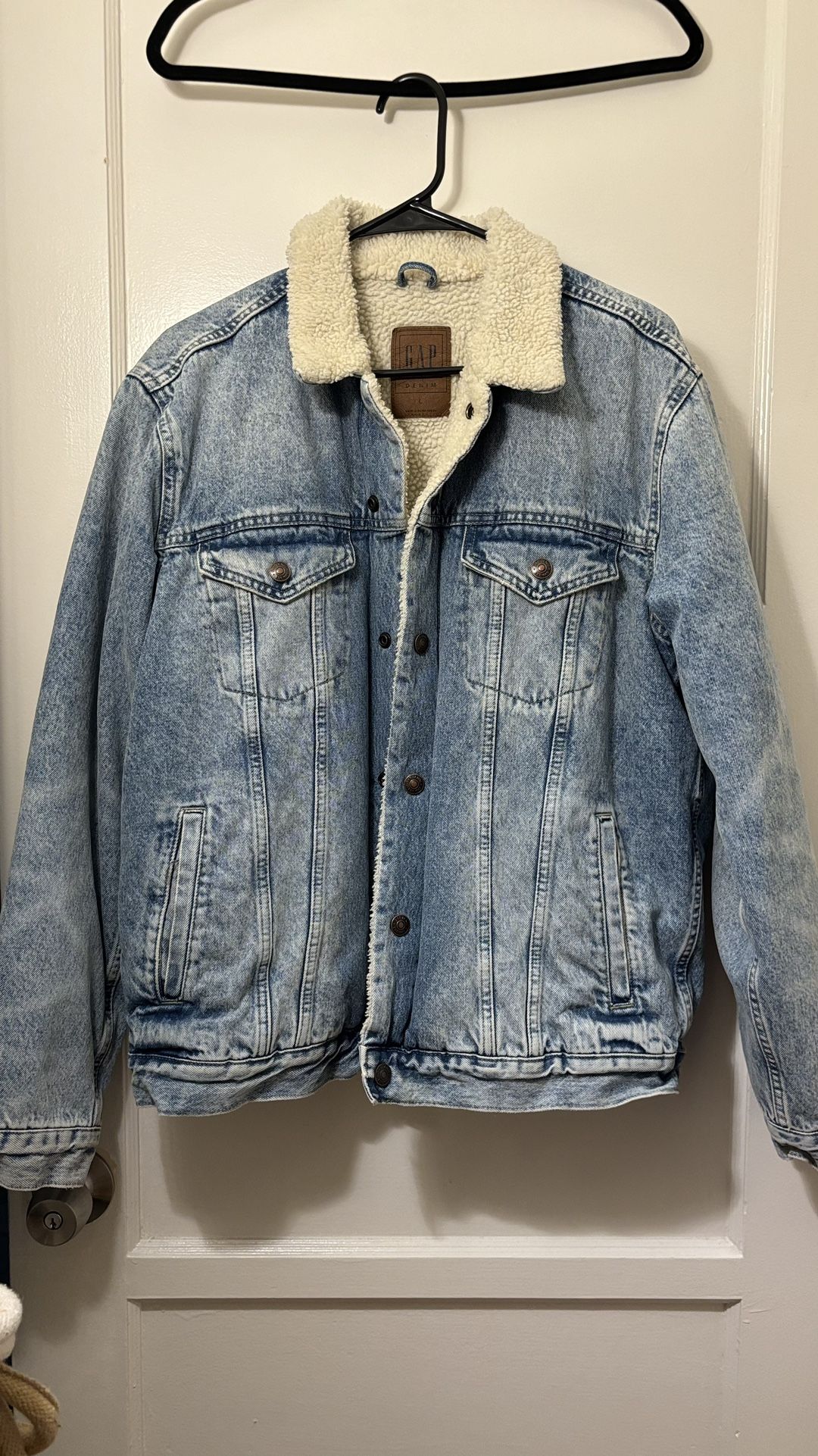 Gap Denim Fleece Jacket