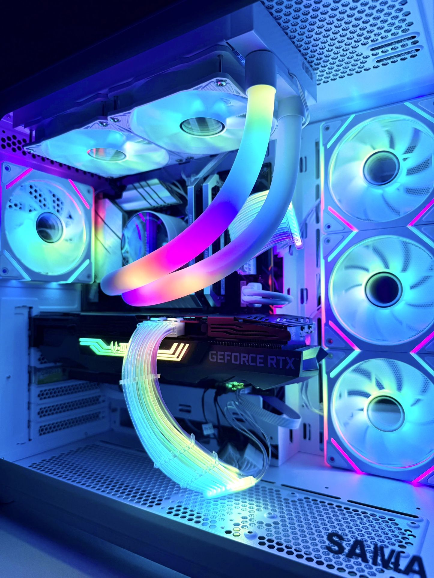Liquid water Cooling Gaming pc i9 10850k 32gb ram rtx 3080 1tb ssd