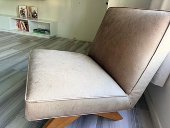 Free pick up: untreated leather chair