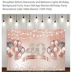 Birthday Decorations/ Backdrops 