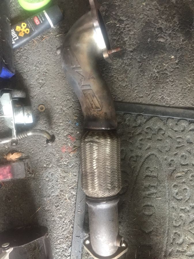 Evo x ams downpipe
