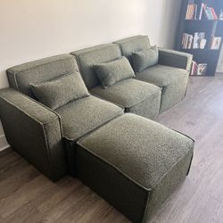 L Sectional 3 Seat + Ottoman