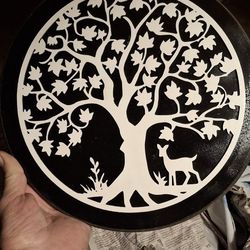 Round Wooden Wall Hanging