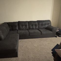 Dark Grey Couch 