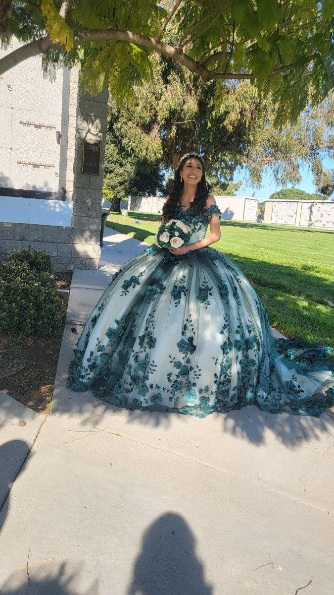 Emerald Green 15 (Quinceñera Dress)