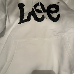 Lee White Hoodie New 