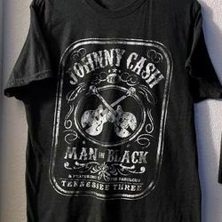 Johnny Cash Graphic T-Shirt Men's Large
