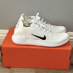 Nike Free Run 2018 Men White Shoes 10.5 Size