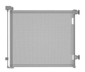 Retractable Baby Gate, 33 .6" T 55”wide 2028Y B