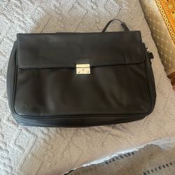 Coach Black Leather Briefcase 💼 
