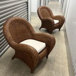 Pottery Barn Malabar Rattan Chairs for Sale in Issaquah WA OfferUp