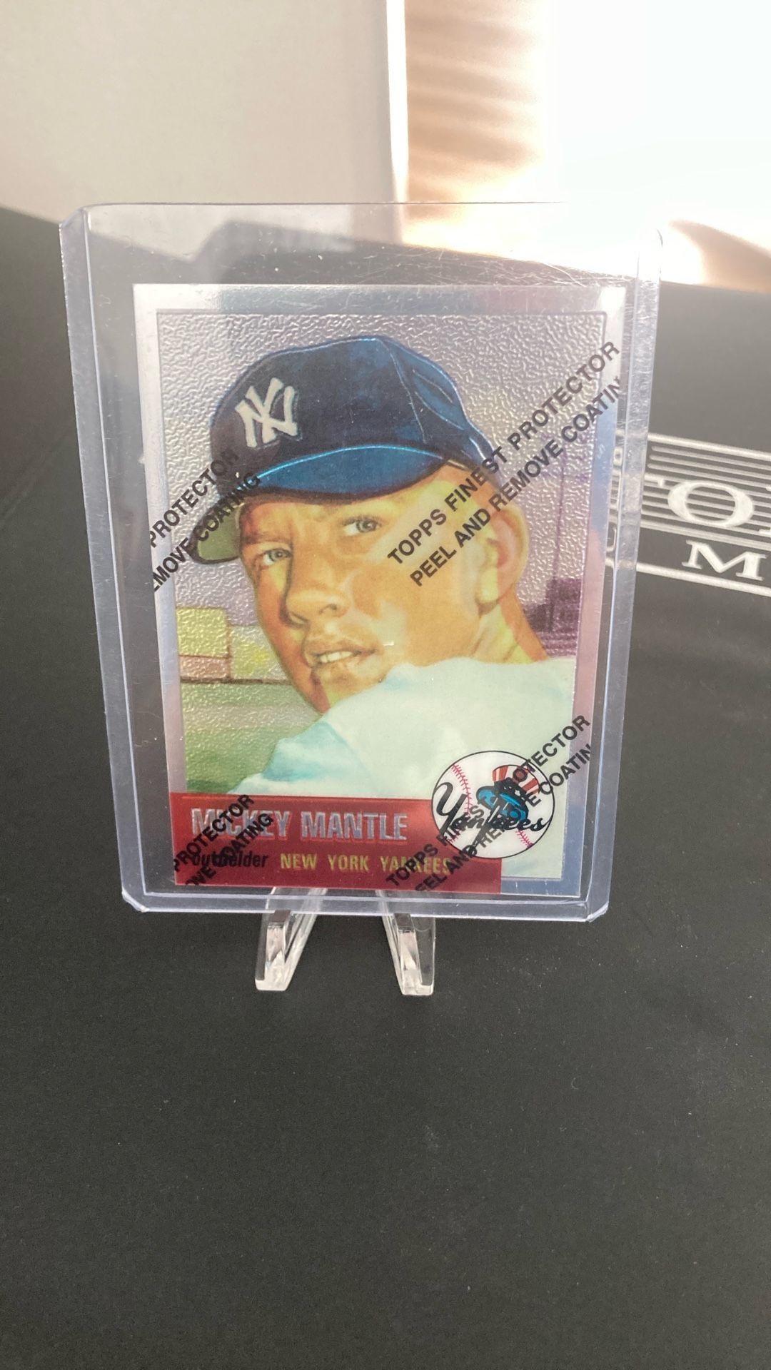 Mickey Mantle Baseball Card - Reprint Refractor