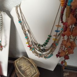 Vintafe Boho native American Jewelry Fetish 