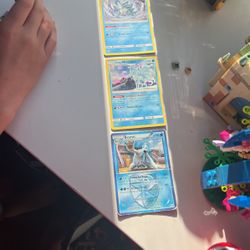 3 Rare Ice Pokémon Cards