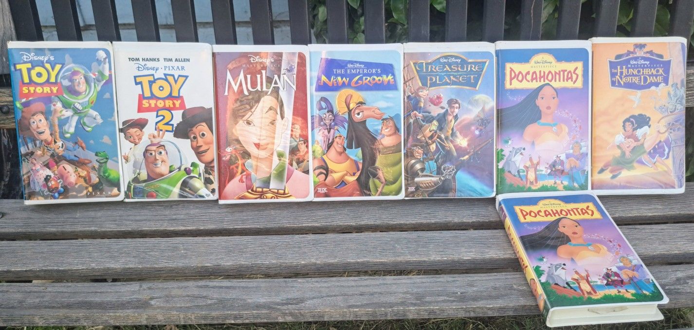 Assorted Disney VHS Movie Lot 