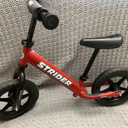 Strider Red Balance Bike 