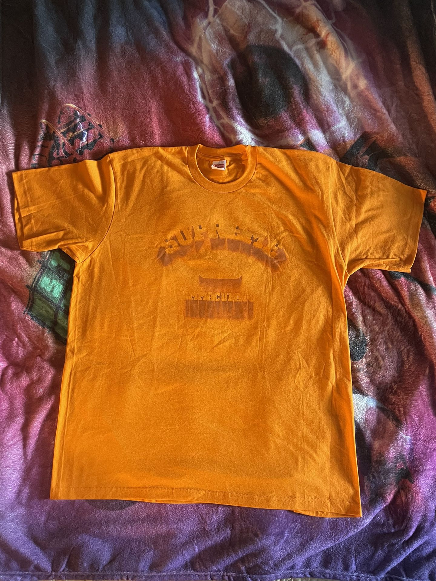 Supreme “Shadow Tee” Orange Shirt Size XL