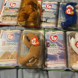 4 Mini Beanie Babies