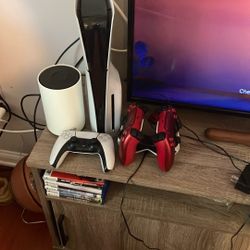 PS5 Terabyte Sony With 3 Controls 