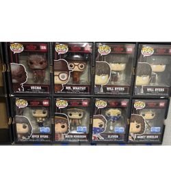 STRANGER THINGS FUNKO POPS !! Sold Together Or Individually 
