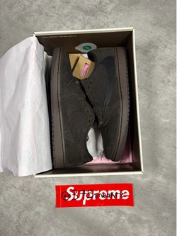 Jordan 1 Low Travis Scott Velvet Brown size 9 DS