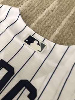 Yankees Aaron Judge Jersey White Striped M for Sale in Norwalk, CA - OfferUp