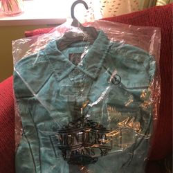 Cowboy Dress Shirt Size L