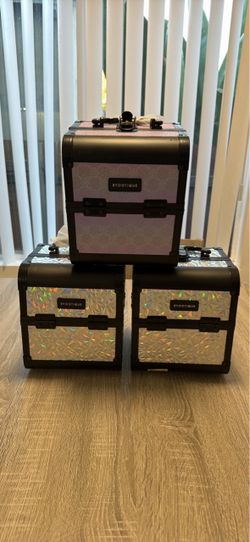 Byootique Makeup Train Cases – Set of 3
